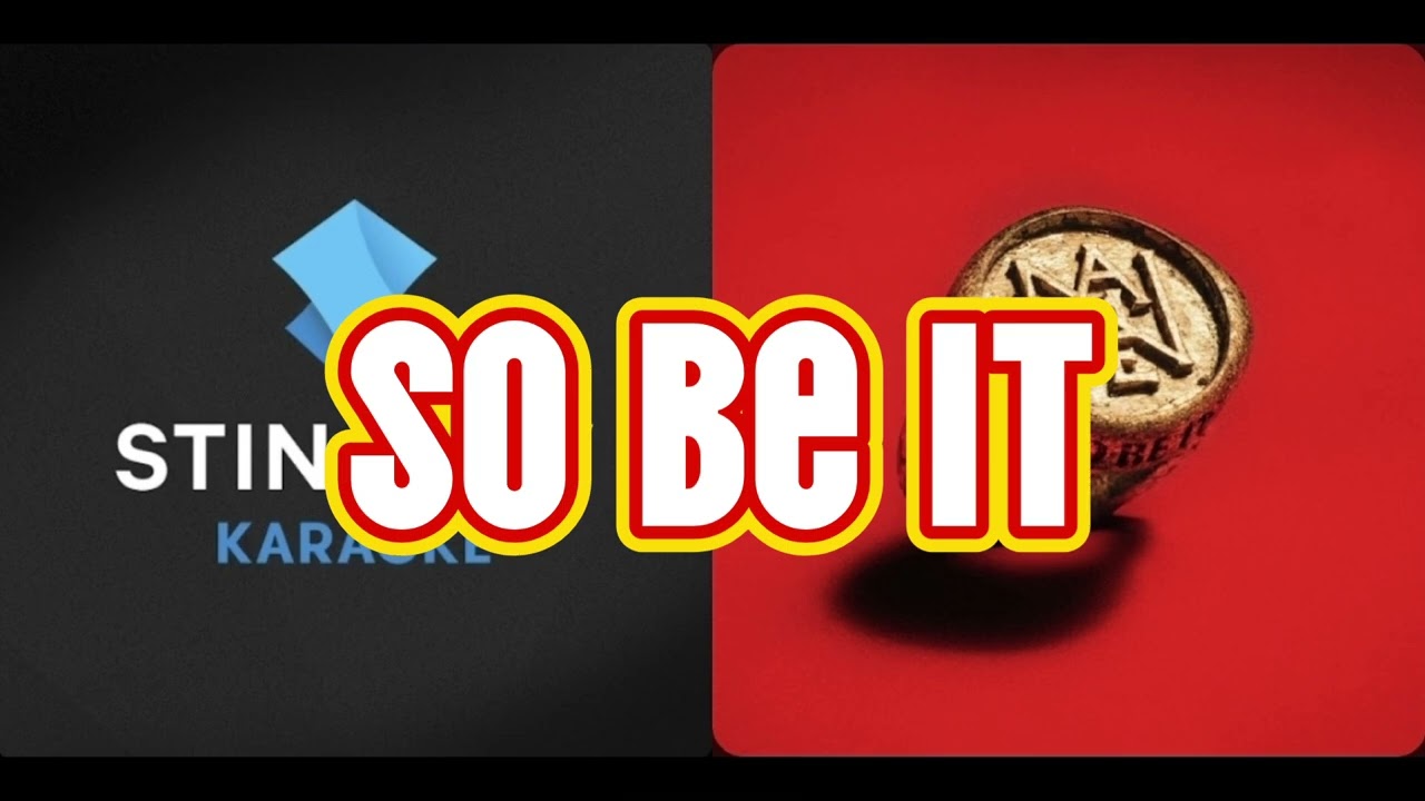 So Be It (@StingrayKaraoke/@elevationworship)