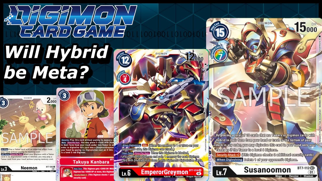 EmperorGreymon Hybrid GAMEPLAY + Deck Profile | Digimon TCG BT7