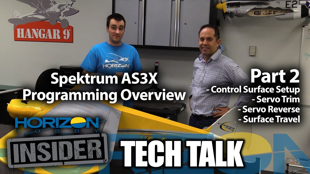 Horizon Insider Tech Talk: AS3X Programming Overview - Part 2 of 3