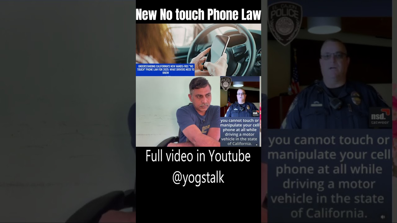 No-Touch Phone Rule started in most of the states Awareness video for  drivers in USA #viral