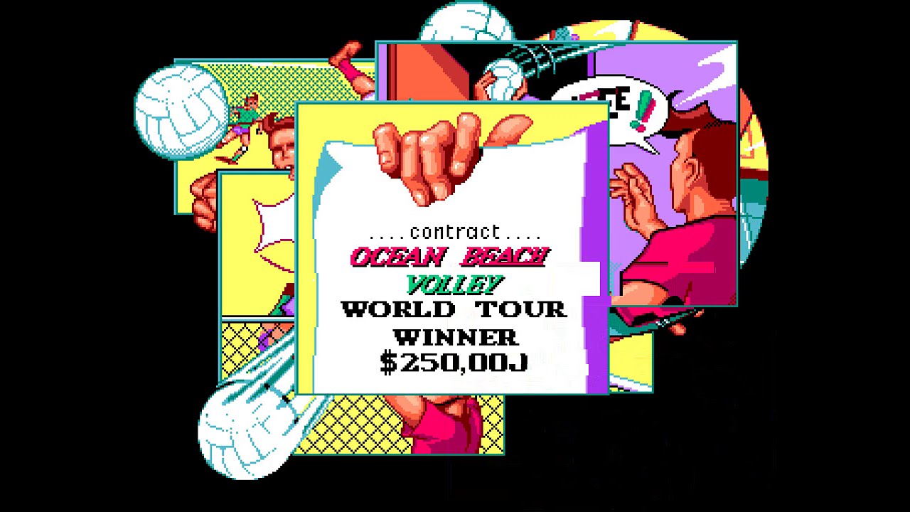 Amiga 500 Longplay [233] Beach Volley
