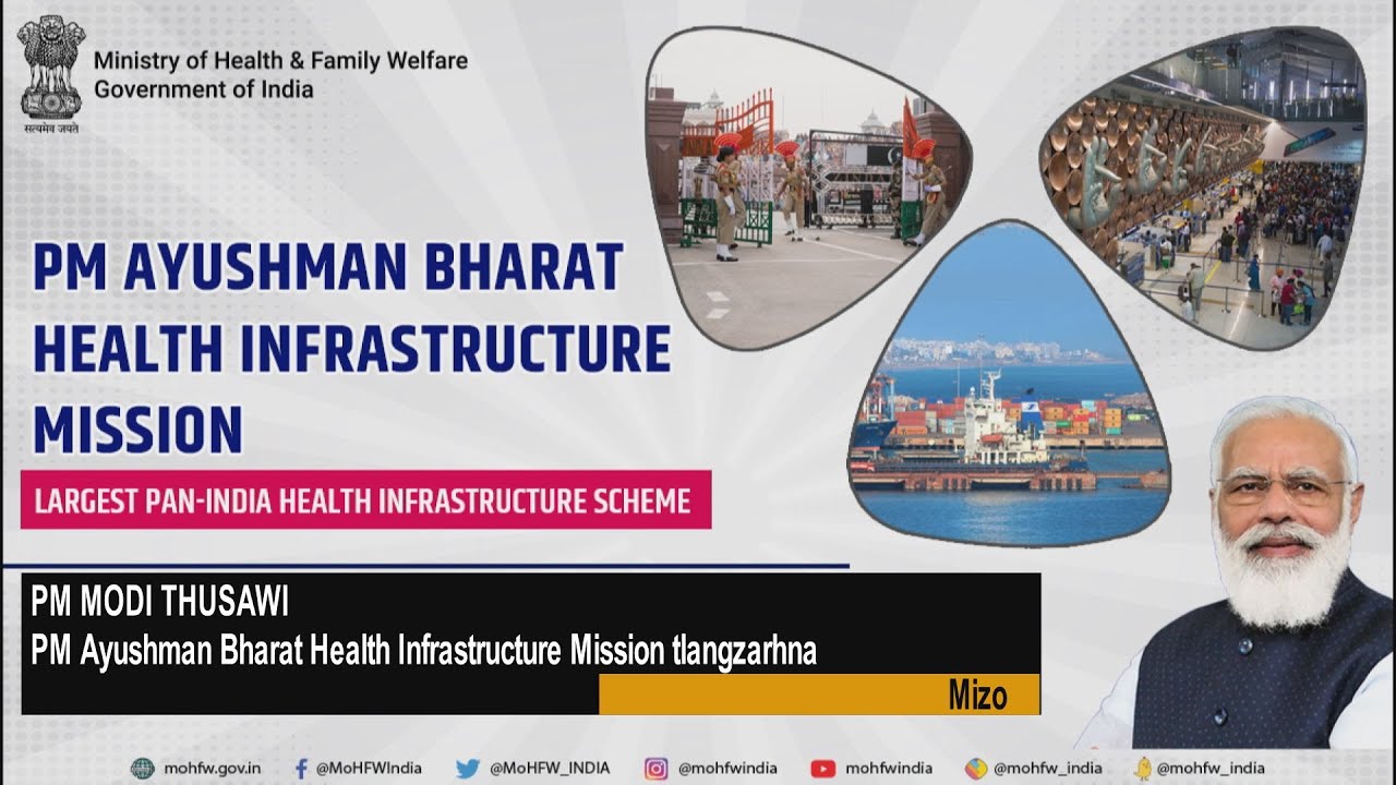DD News Mizoram || PM Modi thusawi - PM Ayushman Bharat Health Infrastructure Mission || Mizo