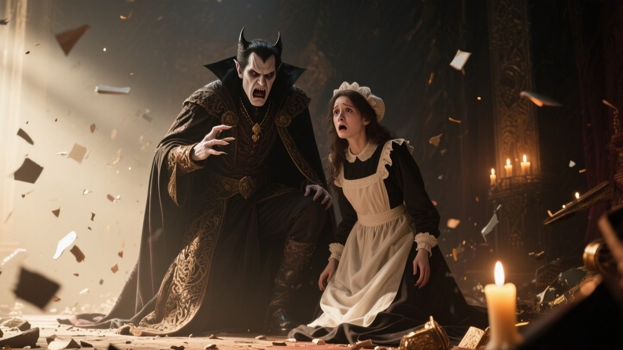 The Vampire King Returned Early—His Maid Urged, “Be Quiet” — What He Discovered Shattered Everything