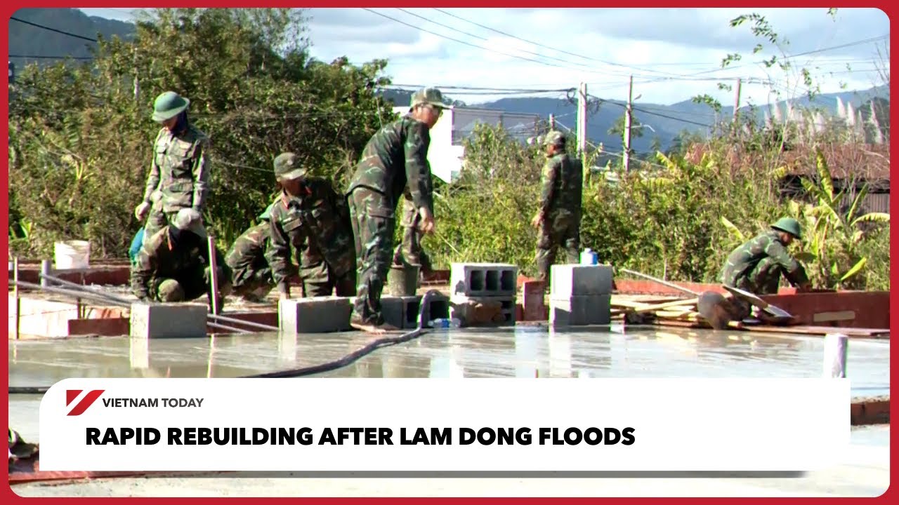 Быстрое восстановление после наводнения в провинции Ламдонг | Vietnam Today