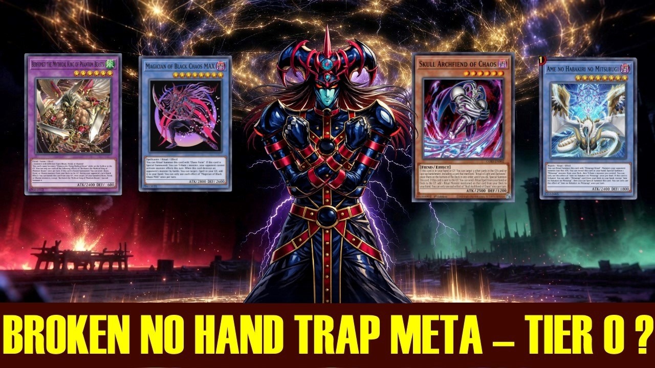 THE MOST BROKEN  NO HAND TRAP ENGINE (TIER 0?) Chaos Magician,Chimera,FIENDSMITH,Mitsurugi DECK