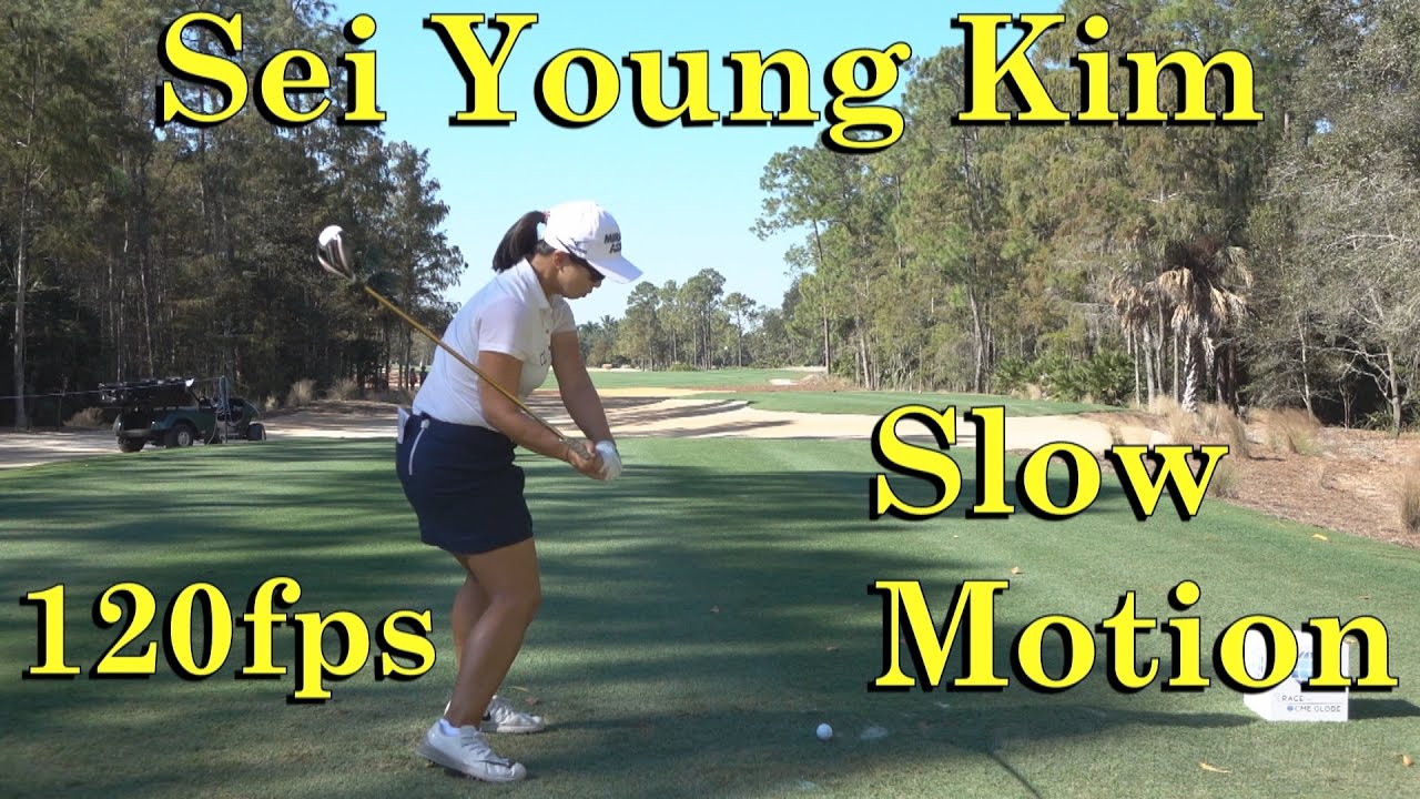 SEI YOUNG KIM 120fps DTL FAIRWAY WOOD GOLF SWING SLOW MOTION 1080 HD
