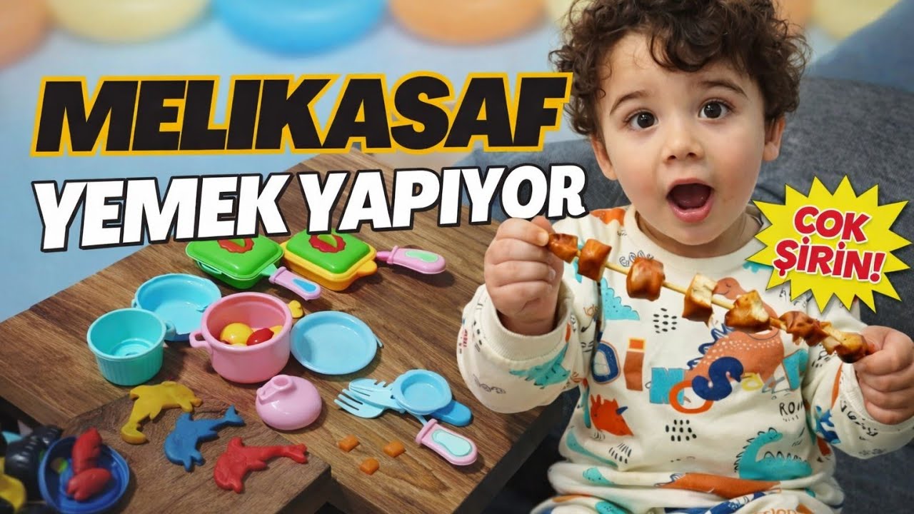 Oyun Hamuru ve Yemek Setleriyle Eğlenceli Pişirme Zamanı 🍰🍝| Melik Asaf | MeegolandPlay