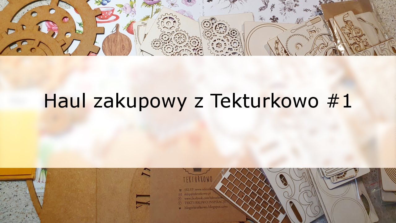 Haul zakupowy z Tekturkowo #1 | Shopping haul from Tekturkowo #1