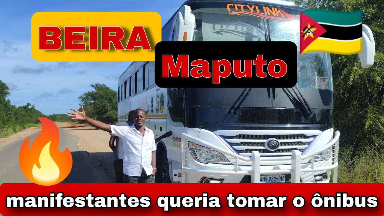 QUASE QUEIMARAM O ÔNIBUS, MINHA VIAGEM DE BEIRA A MAPUTO🇲🇿