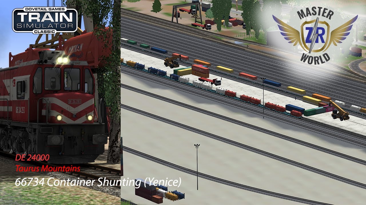 66734 Container Shunting (Yenice) - Taurus Mountains - DE 24000 - Train Simulator Classic