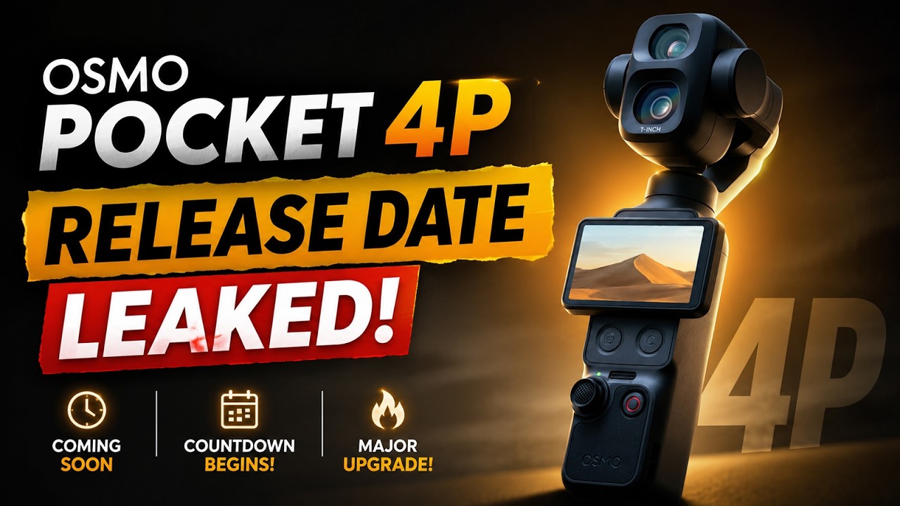 Наконец-то известна дата выхода DJI Osmo Pocket 4P
