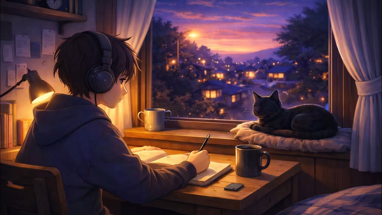 Quiet Blue Night | Cozy Lofi to Relax & Study