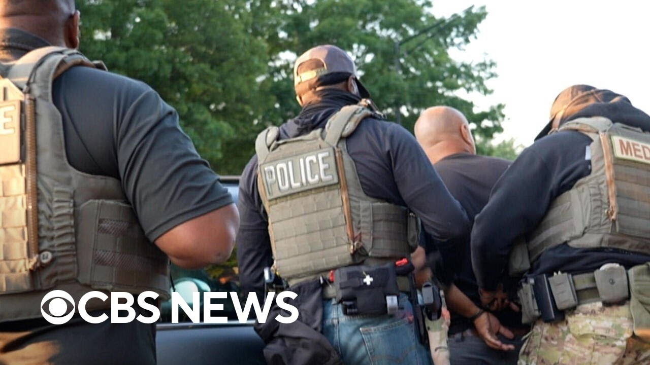 Watch: Reporter rides along with ICE as arrest carried out