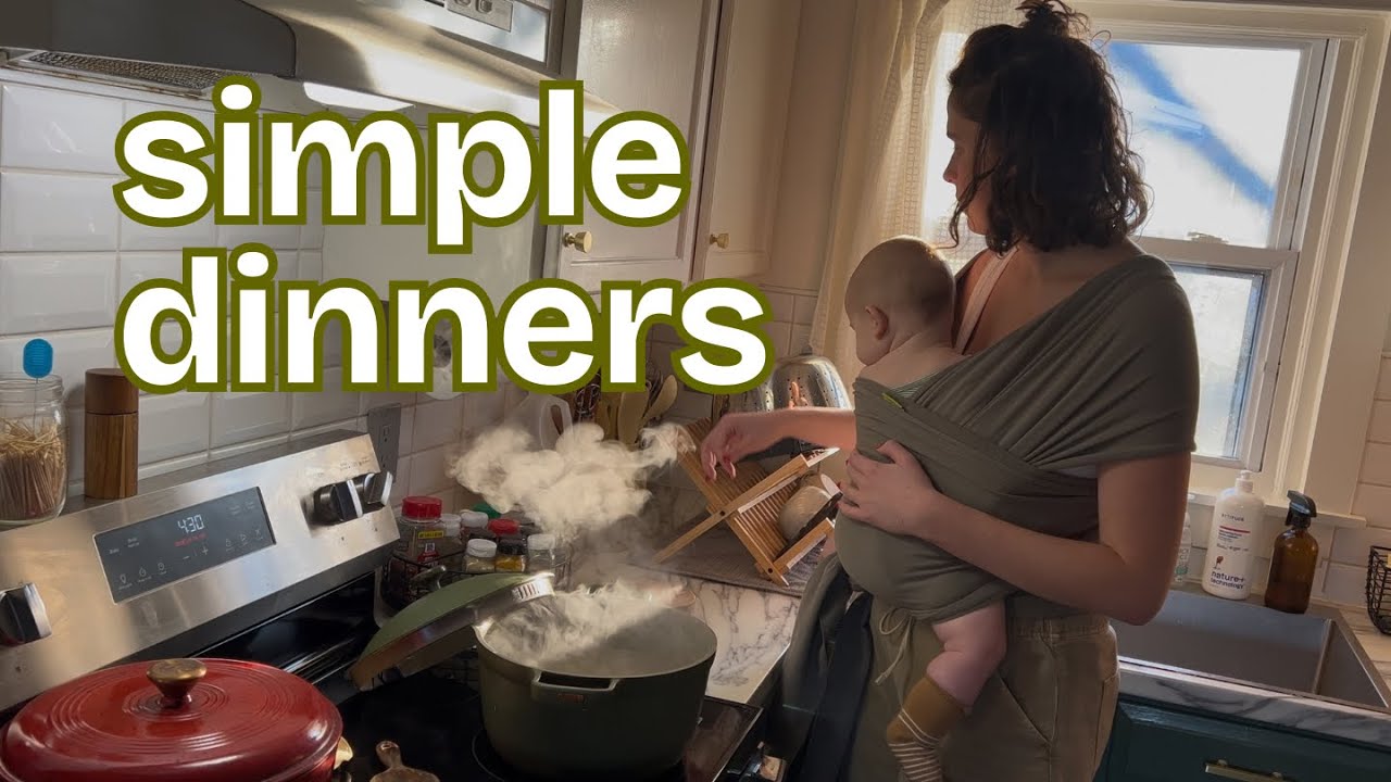 EASY meals - what I cook when I don’t want to!