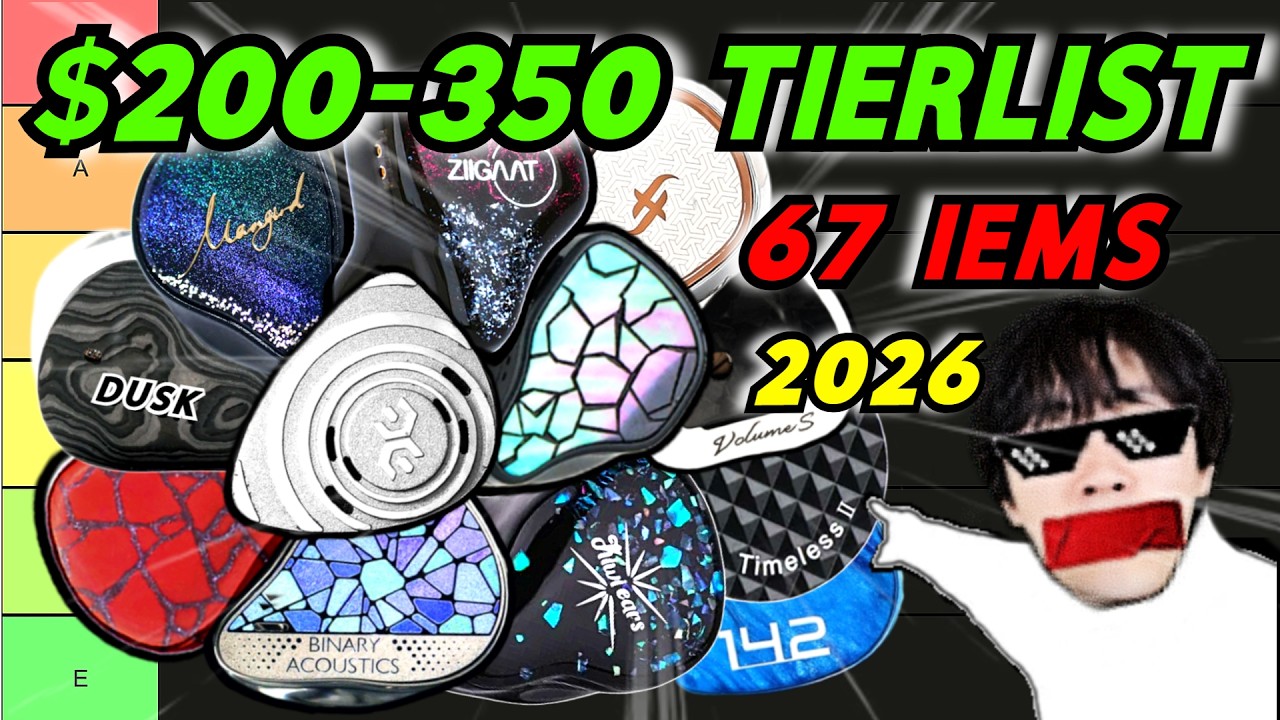 The ULTIMATE $200-350 IEM TIERLIST/RANKING GUIDE 2026 (OLD & NEW IEMS)