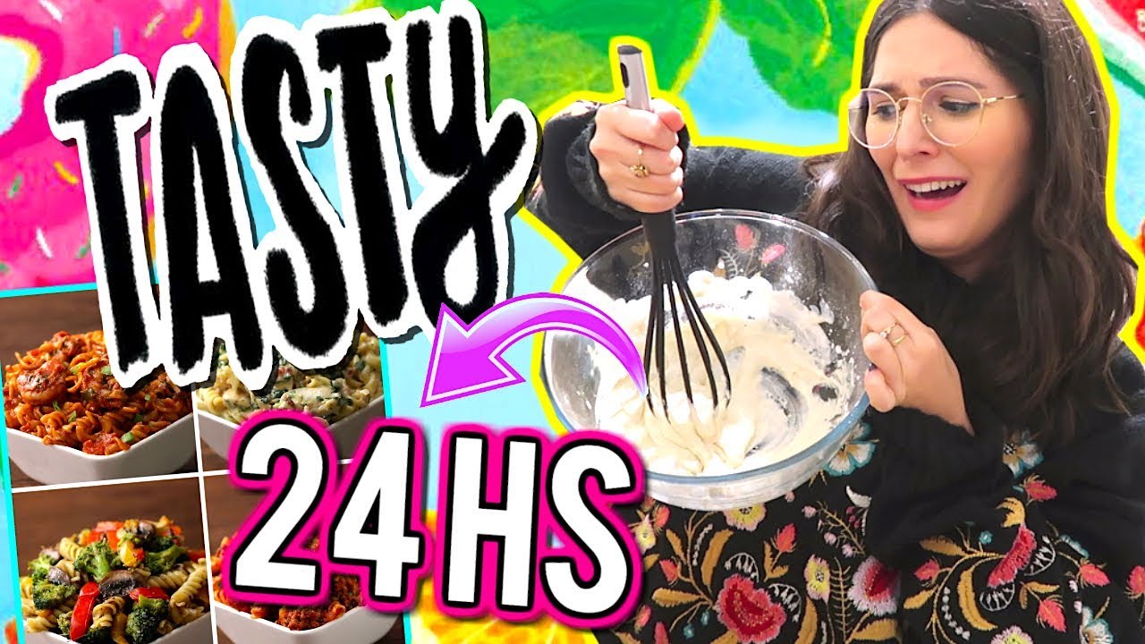 COCINANDO un DÍA ENTERO con RECETAS DE TASTY ¿SALDRÁN BIEN? | TASTY INSTAGRAM/FACEBOOK
