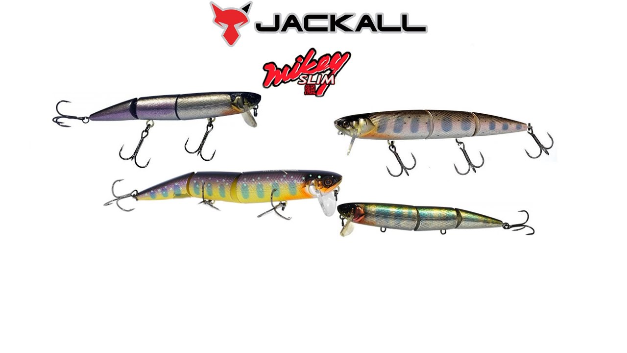 Воблер Jackall Mikey Slim. Подводная съемка. Underwater