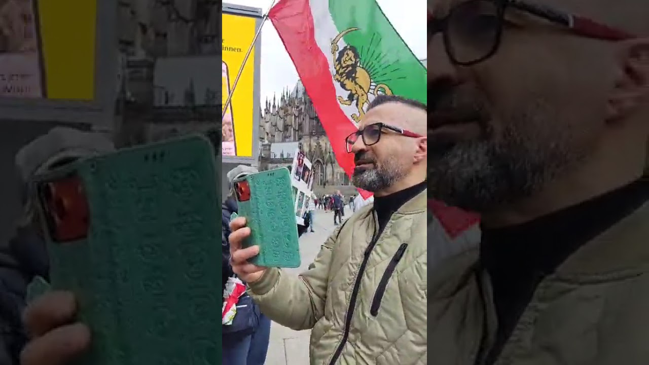 یک نفر از سمت مخالفین جنگ و در اصل مخالفین ازادی در ایران  آمد با بچه ها مصاحبه کرد .