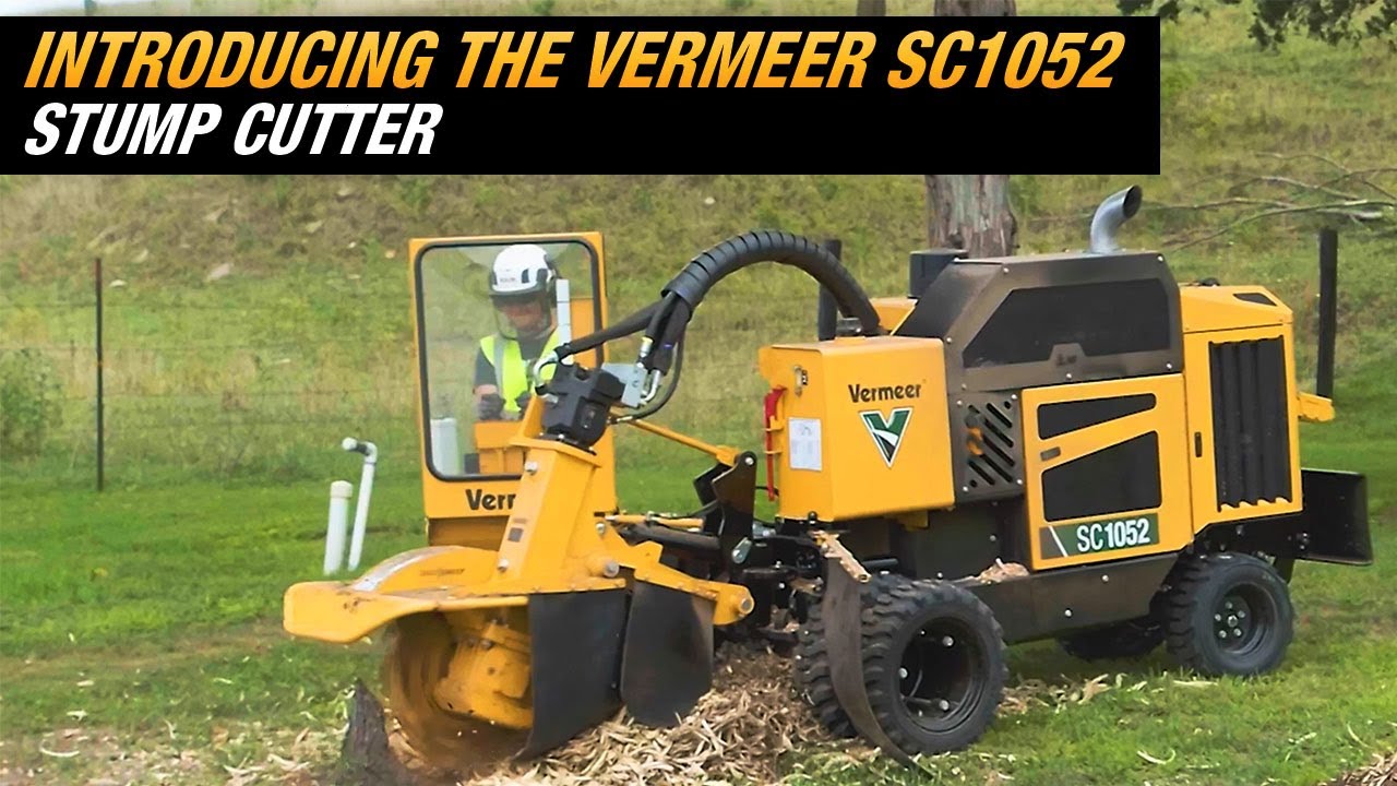 Introducing the Vermeer SC1052 stump cutter
