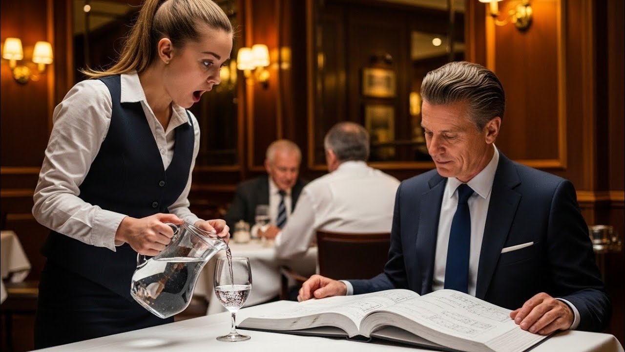 Esa Firma Es de Mi Papá” — La Confesión de una Camarera Que Cambió la Vida del CEO