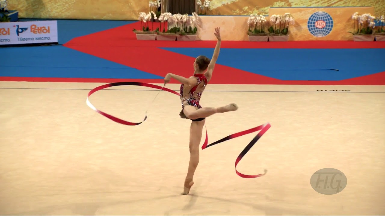 KALEYN Boryana (BUL) - 2018 Rhythmic Worlds, Sofia (BUL) - Qualifications Ribbon
