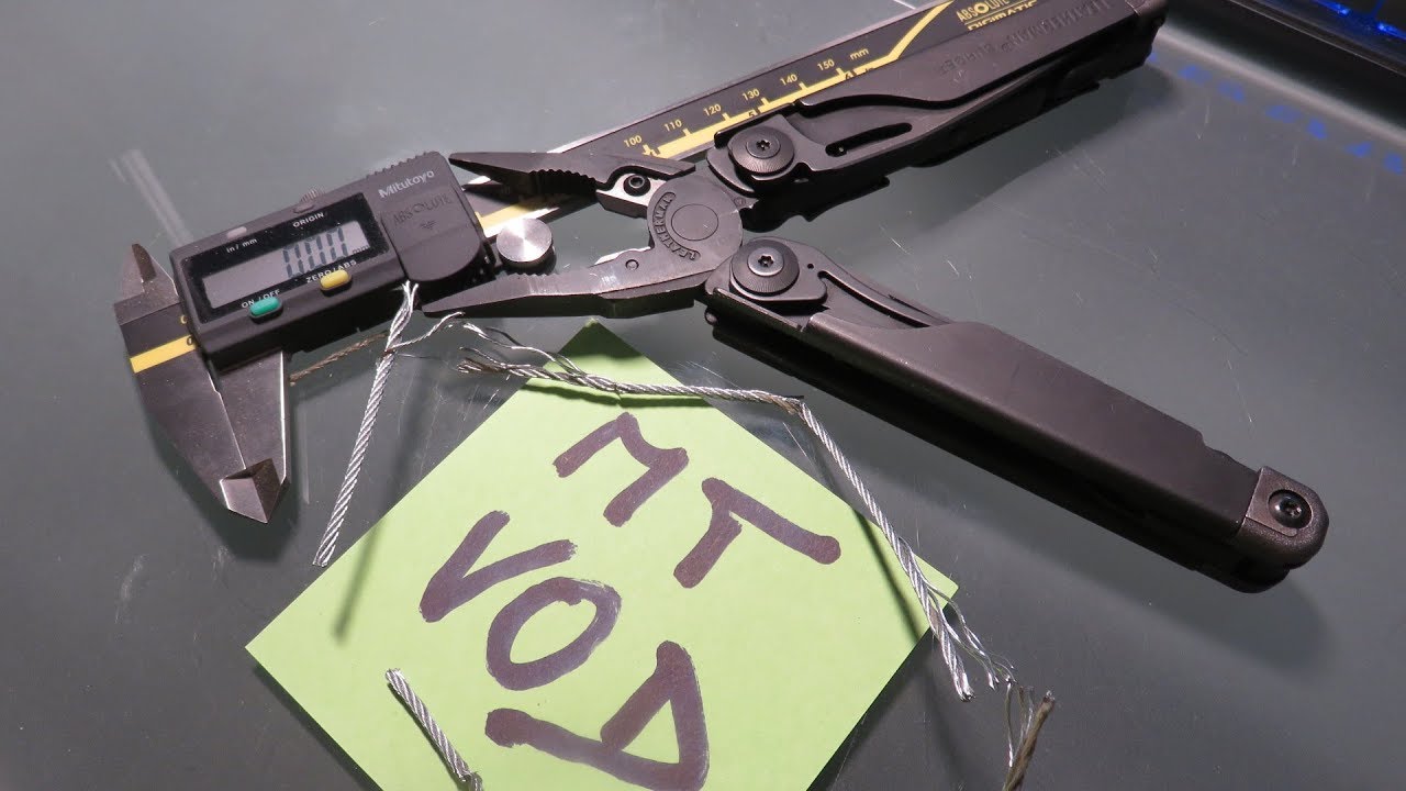 Leatherman Surge & Super Tool 300 : Extreme Cutting Test : Multi-Strand Cable Ø 2 mm ! (MT VOD)