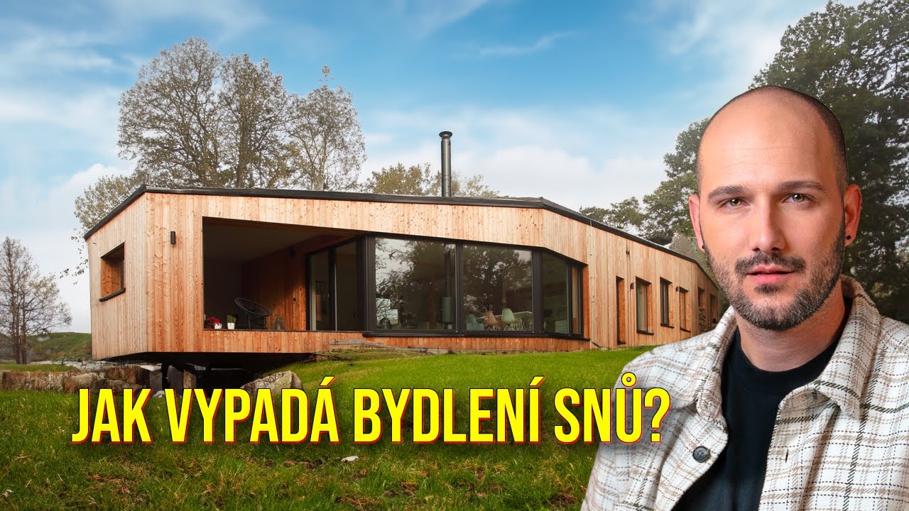 Bydlení snů: Prohlídka unikátního dřevěného domu v přírodě. Nechte si postavit podobný!