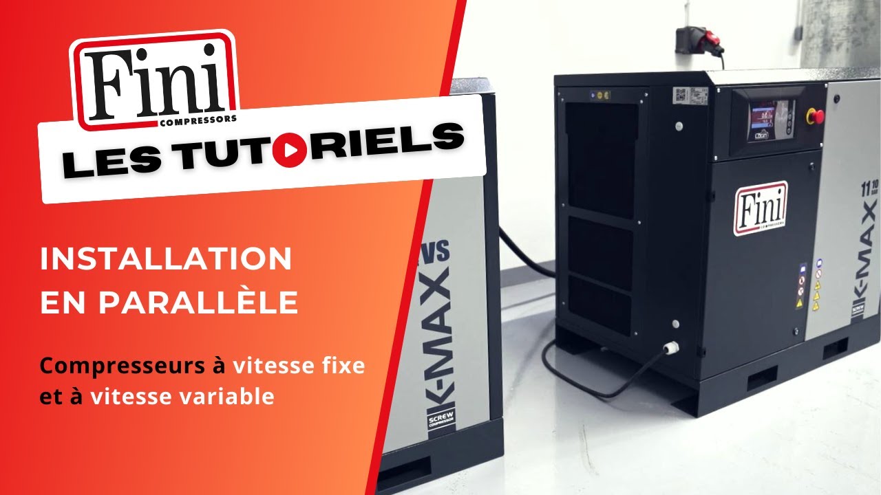 [TUTORIEL] Installation en parallèle : compresseurs vitesse fixe et vitesse variable | FINI France