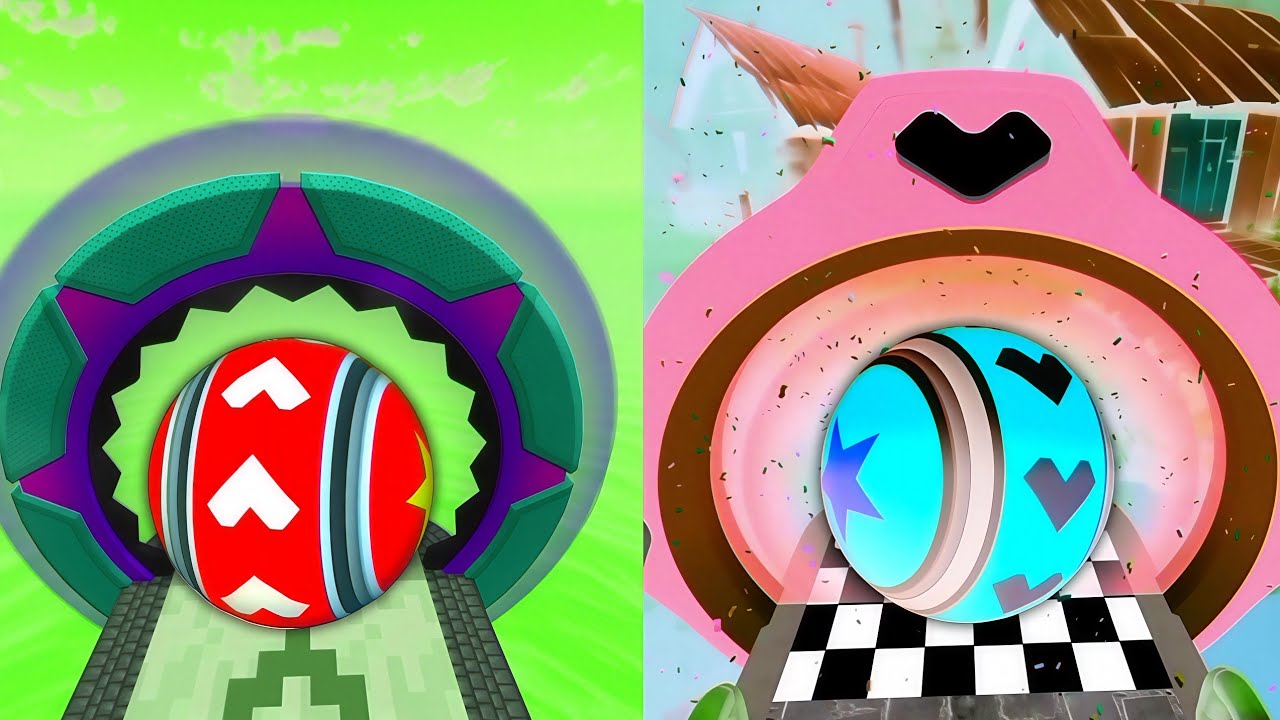 ⭕🏁Rolling Ball Sky Adventure Vs Reversed Gameplay SpeedRun Walk-through Level 144