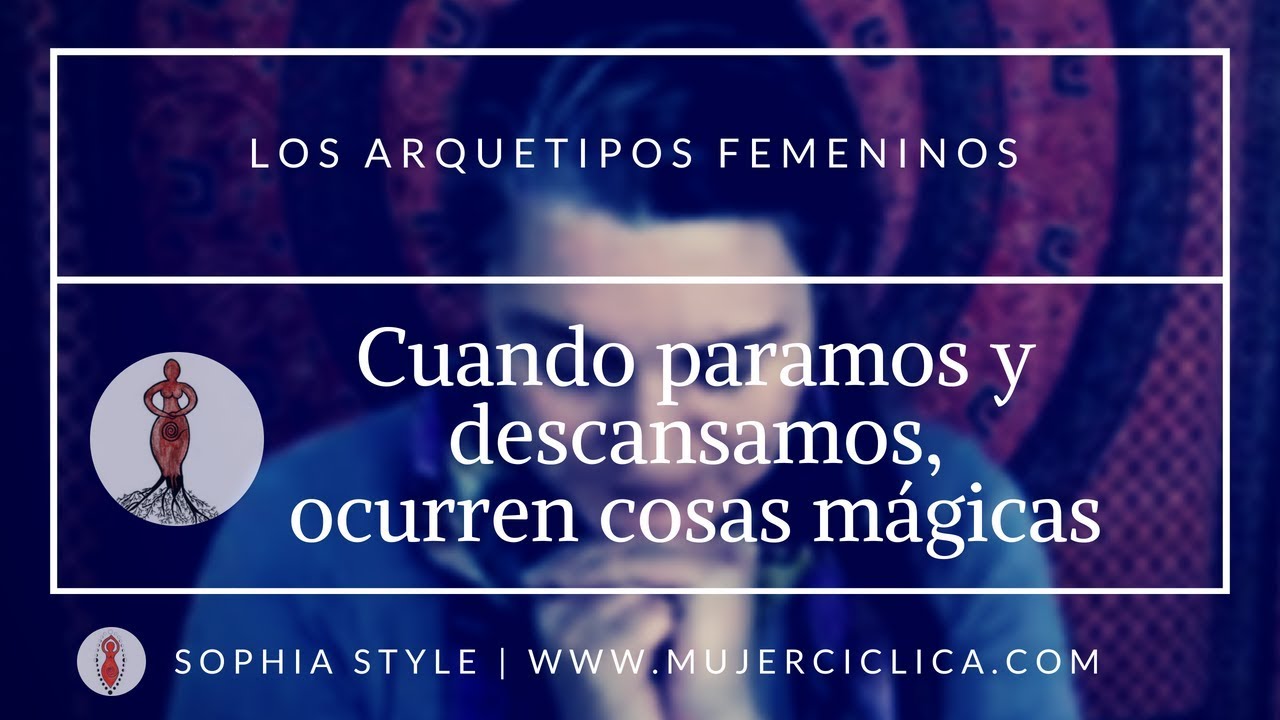 La Anciana: Cuando paramos y descansamos, ocurren cosas mágicas