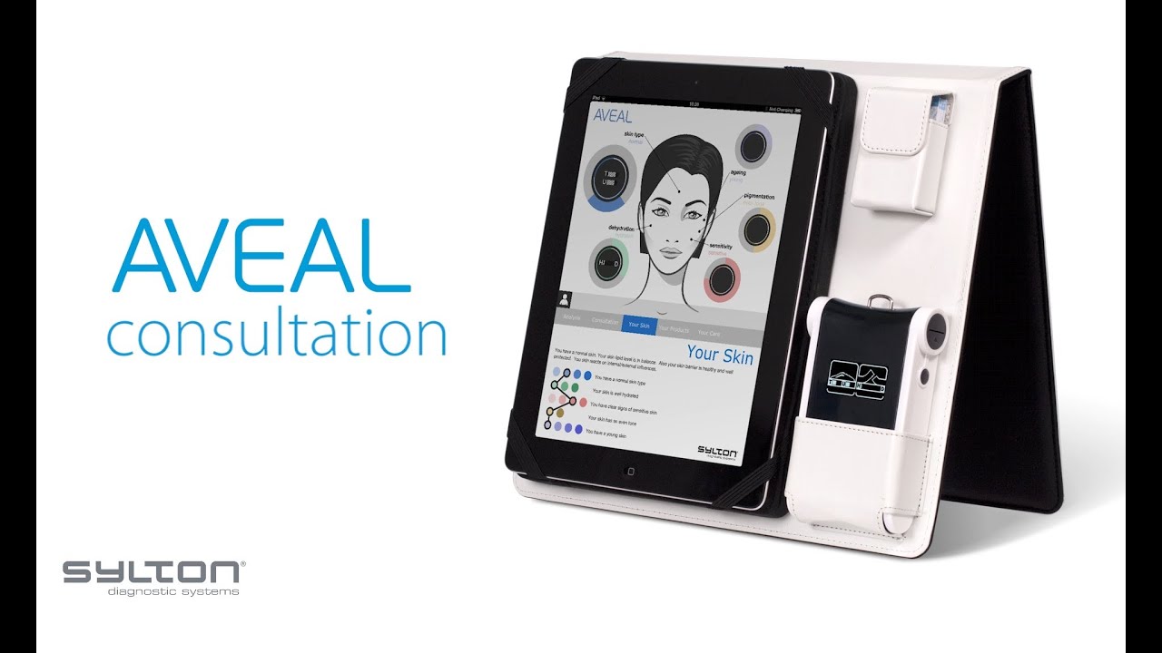 AVEAL iPad based skin care consultation system for Point-of-Sale applications