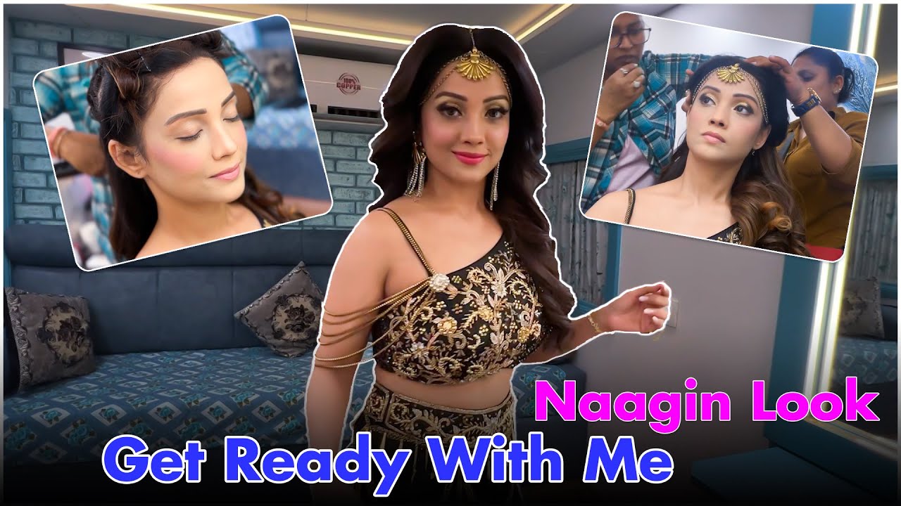Getting ready into my #Naagin look I Adaa Khan I