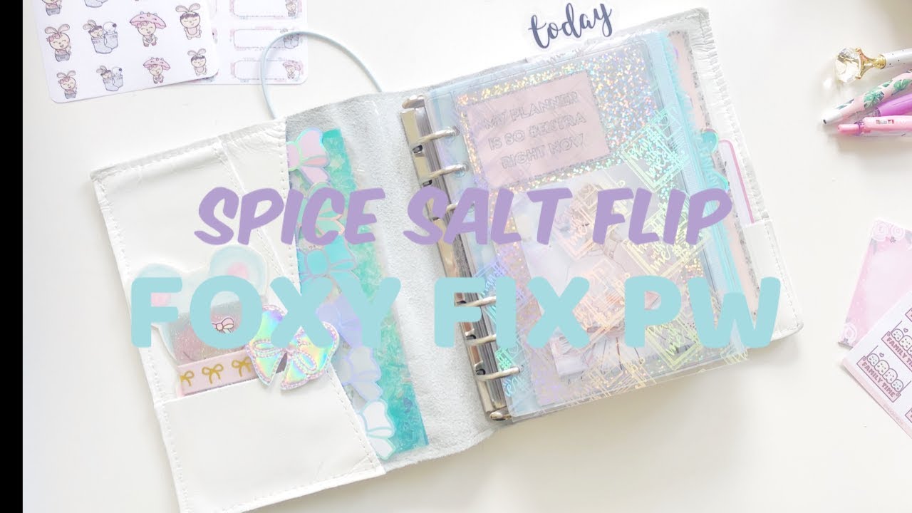 Foxy Fix PW Spice Salt | planner flip