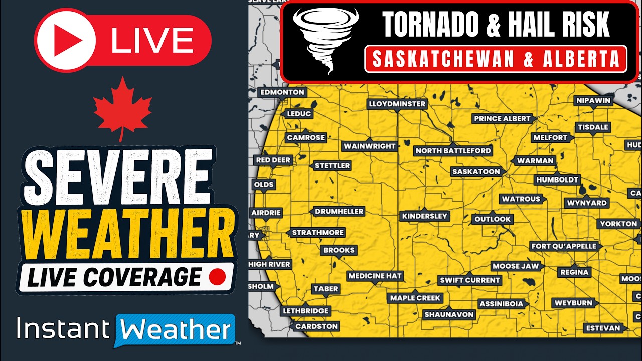 🔴 LIVE | ⛈️ Canada's Severe Weather Coverage: Ontario, Saskatchewan & Alberta (Fri, Jul. 3, 2026)