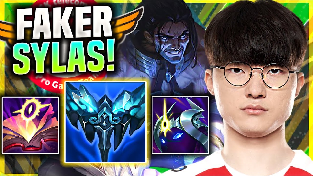 FAKER PERFECT GAME WITH SYLAS! - T1 Faker Plays Sylas Mid vs Rumble! | Season 11