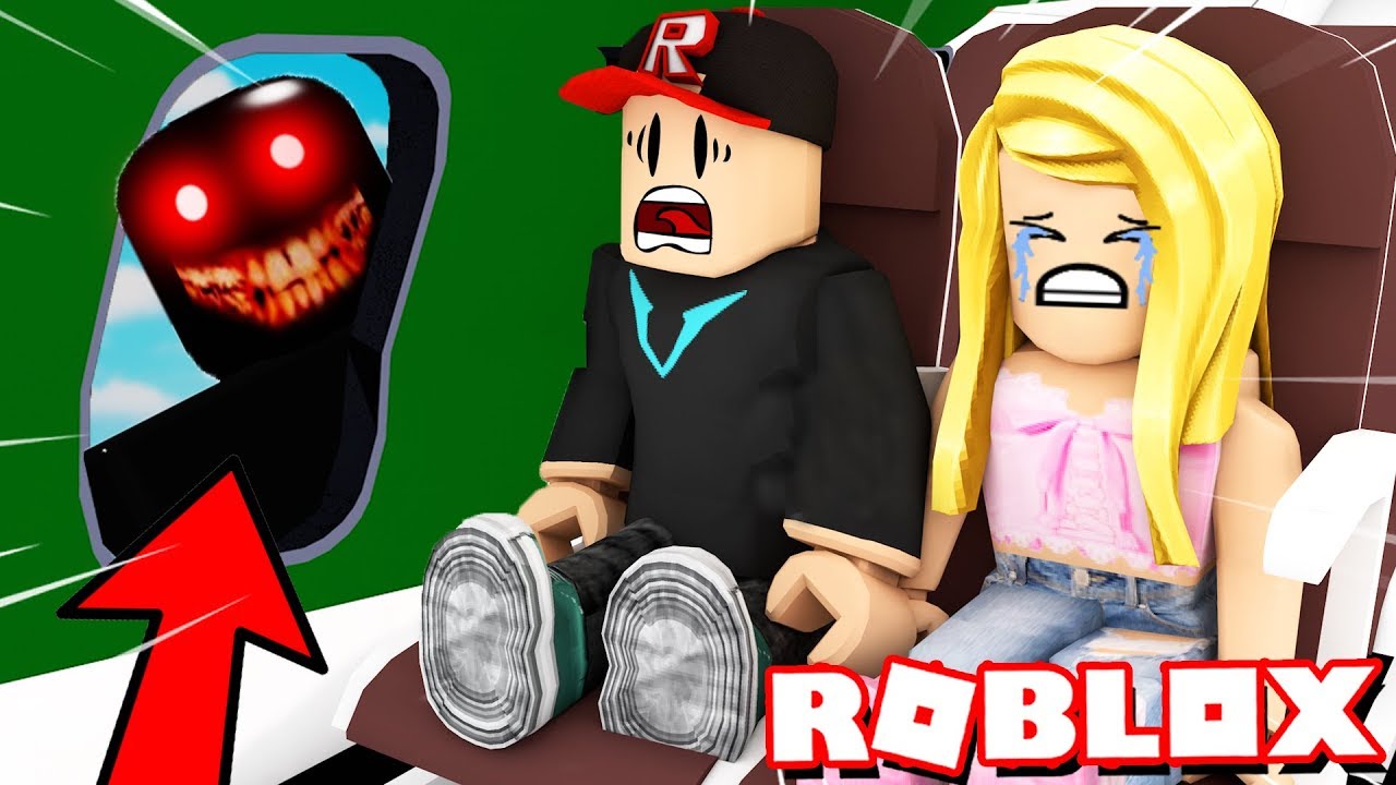 LECIMY STRASZNYM SAMOLOTEM!!! *straszne* (Roblox Airplane Story 2) | Vito i Bella