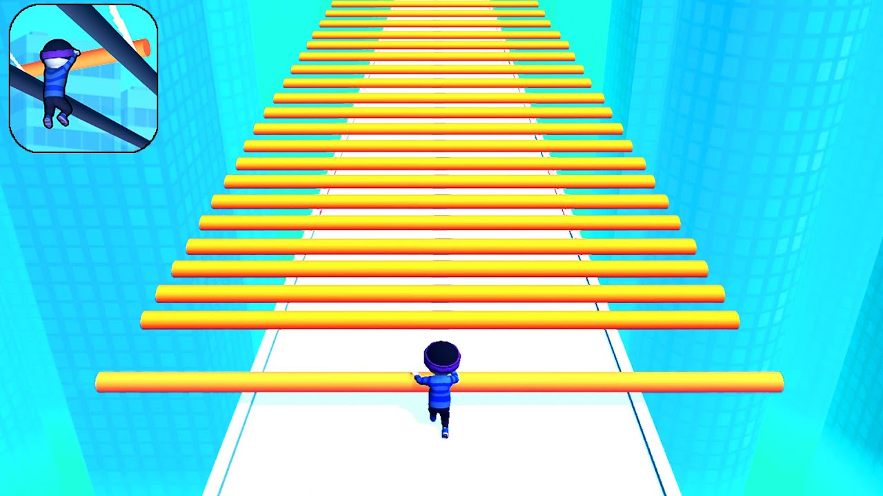 Satisfying Mobile Games: Roof Rails, Ladder Masters, Cowd Number Run, Gun Clash, Ball Run 2048...