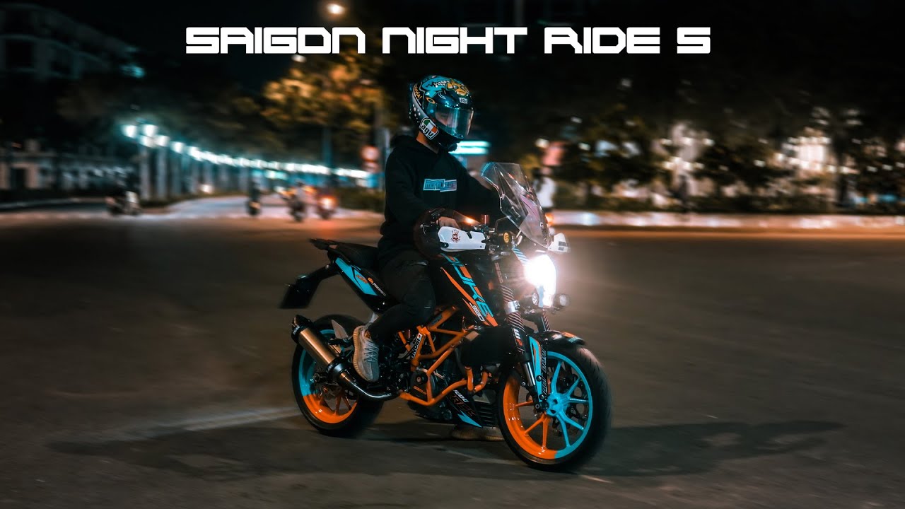 SAIGON NIGHT RIDE 5 | KTM DUKE 390 | PORNteam