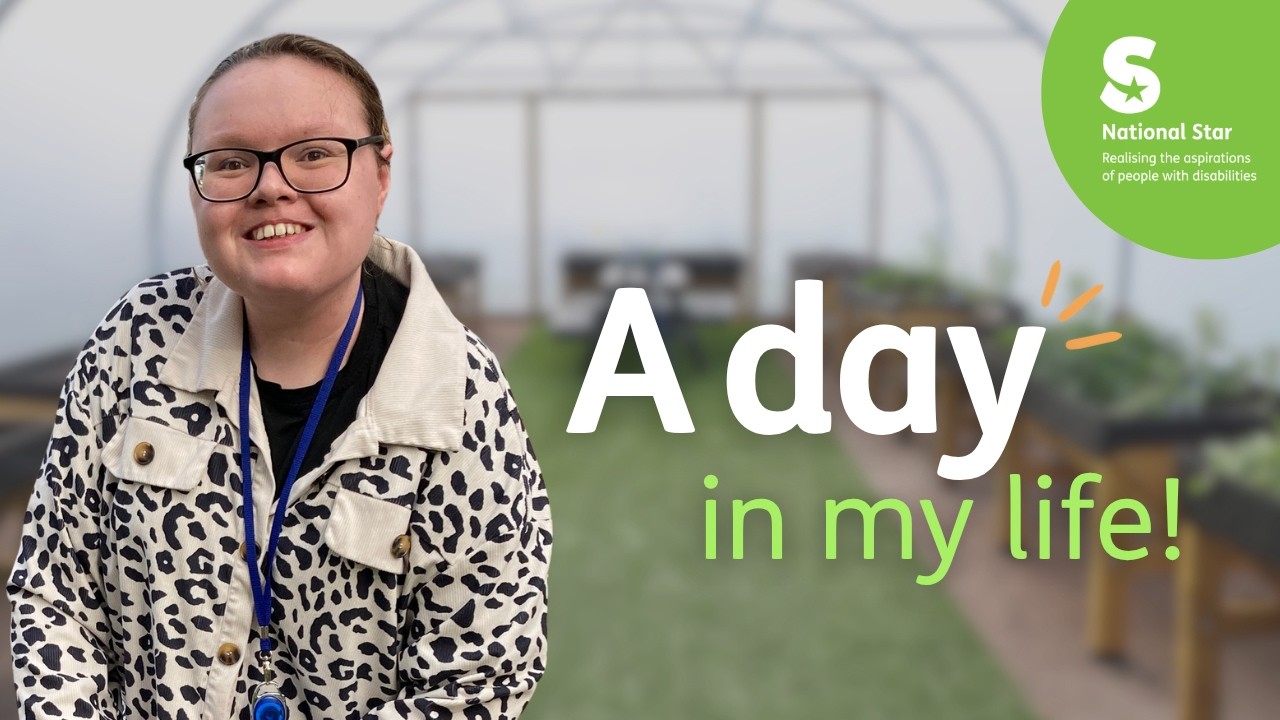 A day in the life of Caitlin | National Star Personal Development for Active Citizenship student