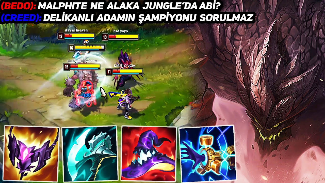 Kim Demiş Malphite Jungle Taşımaz? | 31 Kill | KassadinsCreed