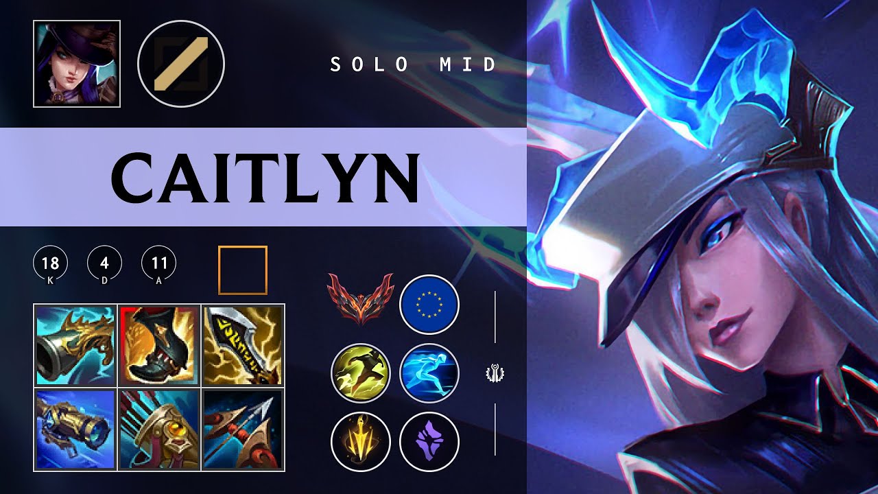 Caitlyn Mid vs Kassadin - EUW Grandmaster Patch 26.02