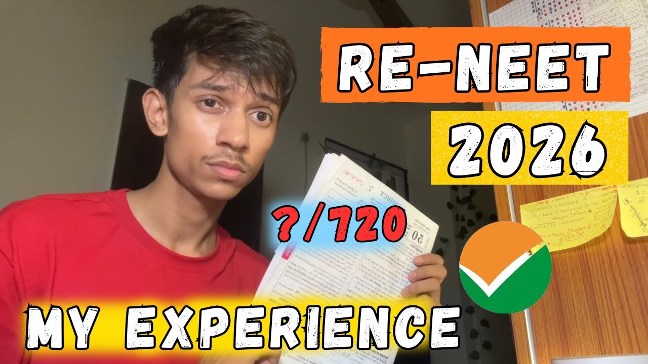 RE-NEET PAPER😭2026 | MY EXPERIENCE 😭?/720😭#reneet #neetaspirents #neet #viral #trending #study 