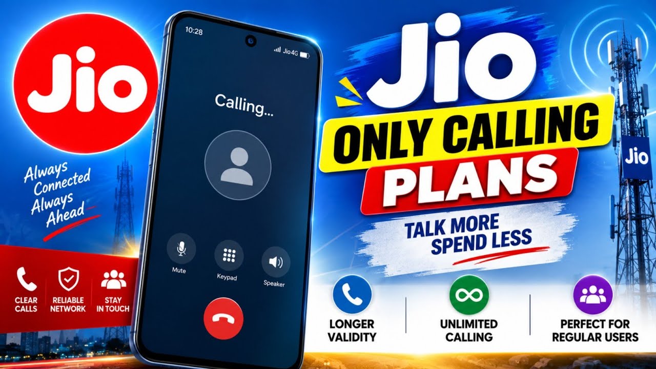 Jio Only Calling Plans 2026 📞 | Jio Only Calling Recharge Plans | Jio Sirf Calling Recharge