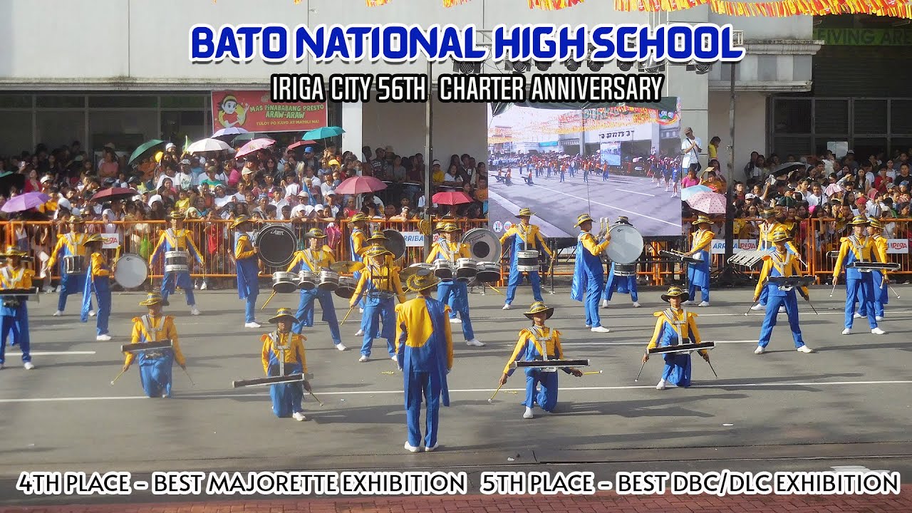 Bato National High School Parade and Exhibition | Iriga City 56th Charter Anniversary