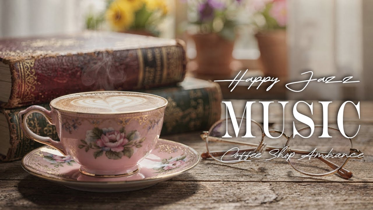 Happy Jazz Music ☕ Cozy Bossa Nova Instrumental and Relaxing Jazz Cafe Music for Studying