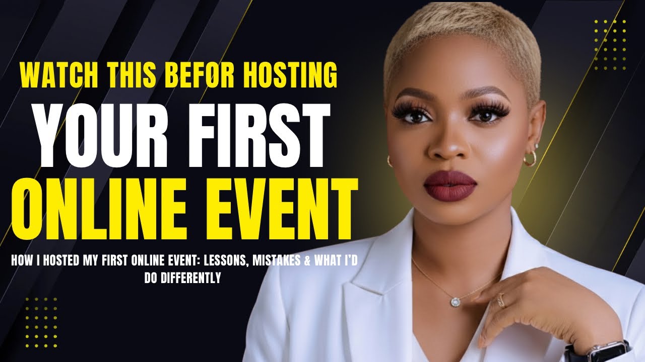 Watch this video before you host your first online event.