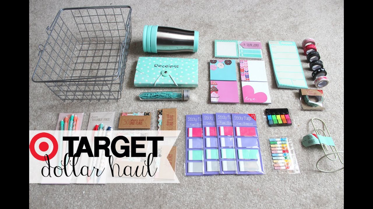 Target Dollar Spot Haul (Stationery & Planner Supplies)
