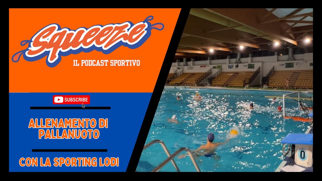 Dentro un allenamento di pallanuoto con la Sporting Lodi