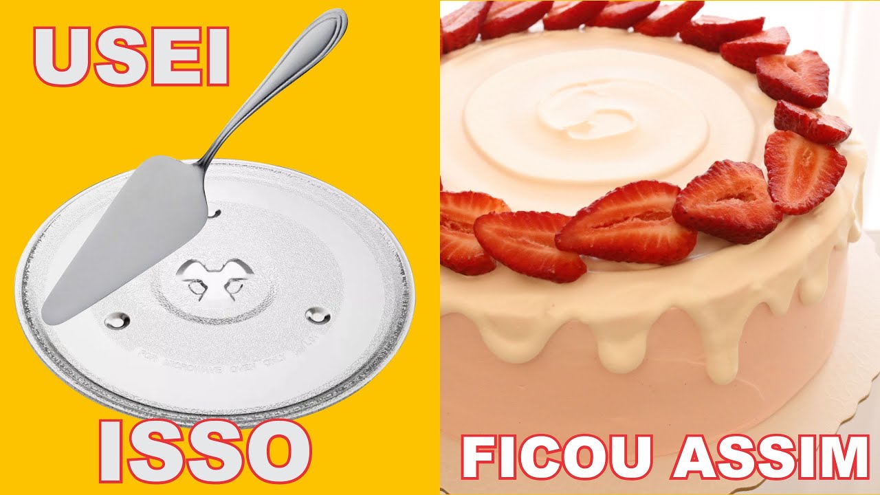 LIVRE -SE DO MEDO DE DECORAR BOLOS... UTILIZEI PRATO DE MICROONDAS  NESSA DECORAÇÃO - @rebecapoll