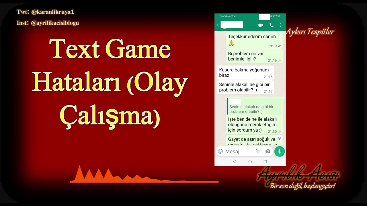 Kadınlarla Sosyal Medyada Mesajlaşma Hataları | Text Game Olay Çalışma
